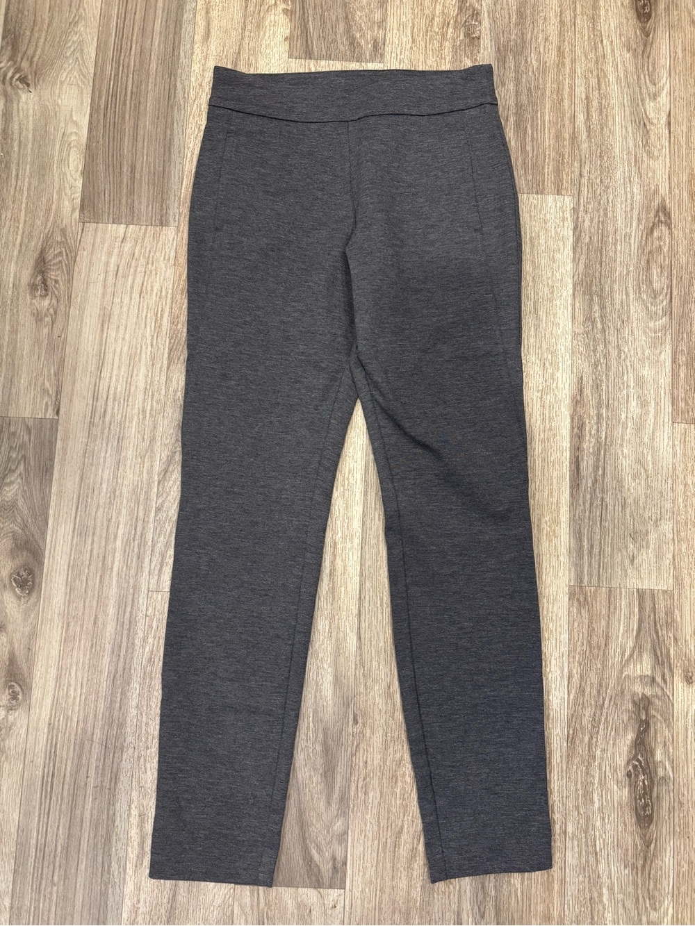 Ministry of Supply Women’s Charcoal Slim Kinetic Pintuck Knit Dress Pants